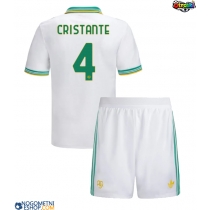 Otroški Nogometni dresi AS Roma Bryan Cristante #4 Tretji 2025-26 Kratek Rokav (+ Kratke hlače)